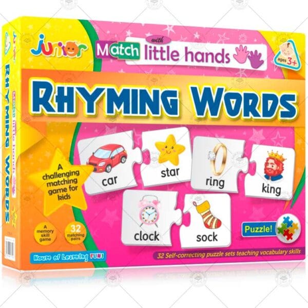 Rhyming Words – Match with Little Hands