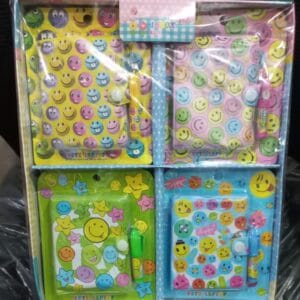 Emoji Face Autograph Diary With Pen