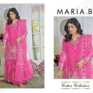 Maria B Lawn Cotton With Cut Work Daman