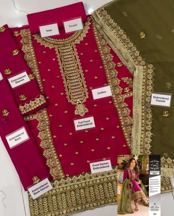 ASIM JOFA'S MAHRU & NOORIE COLLECTION-AJSM-D01 - Image 2