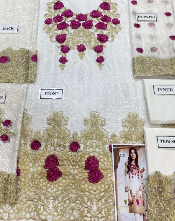 IMROZIA Embroidered Chiffon - Image 9