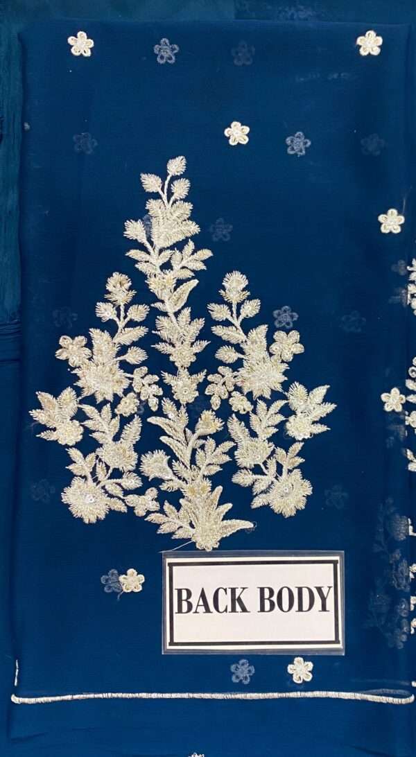 Azure's Sequins Embroidered Chiffon - Image 5