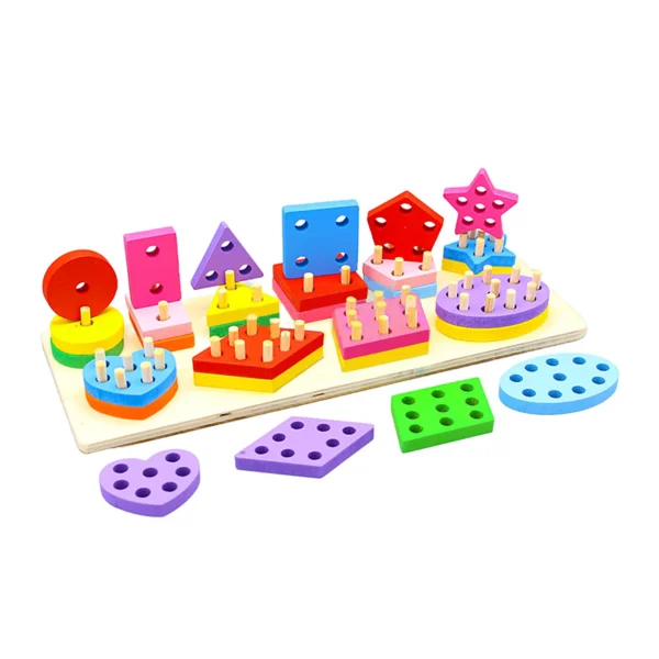 Shape Sleeve Column - Educational Learning Toy - Image 2